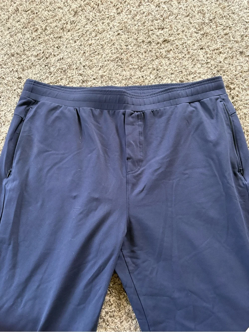 Public Rec All Day Every Day Navy Men's Casual Pants Lightweight Stretch Pockets